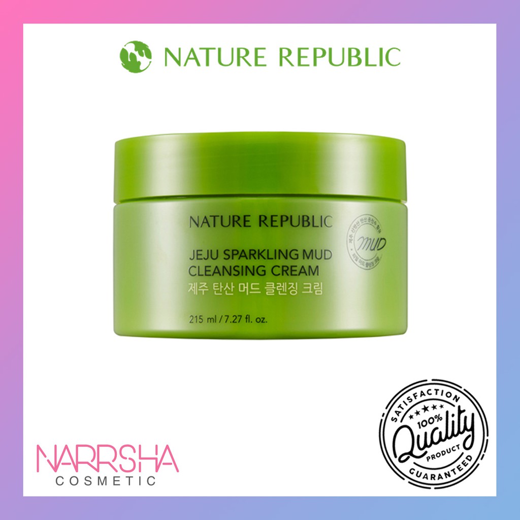 jeju sparkling mud cleansing cream