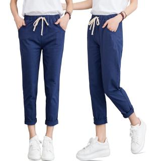 Image of Ready Stock Women linen Loose Soft Casual Long Pants