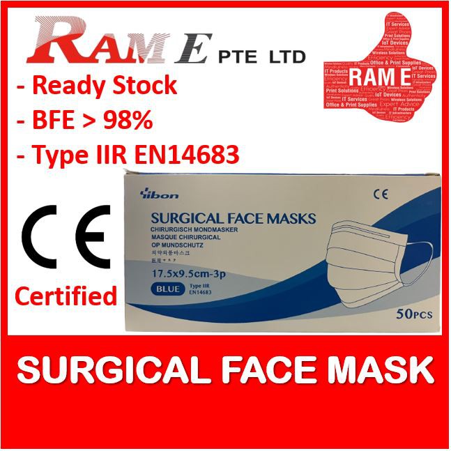 [LOCAL READY STOCK] Yibon 3 PLY Disposable Medical Surgical Face Mask ...