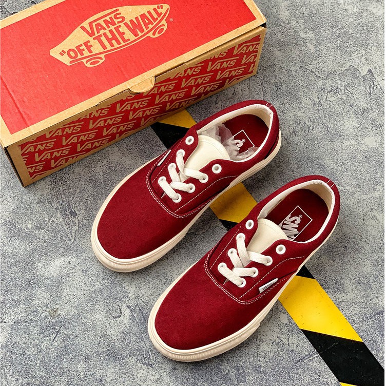 vans authentic red
