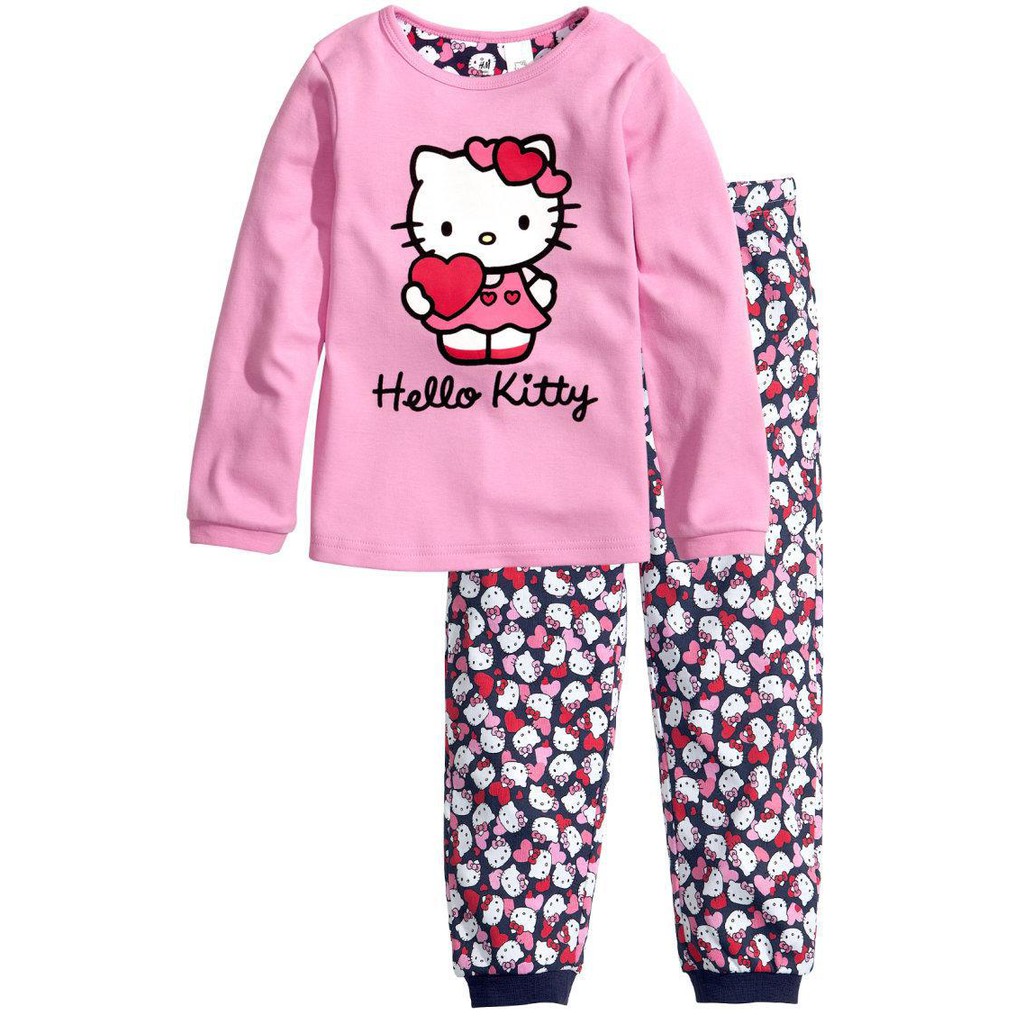 hello kitty baby pajamas