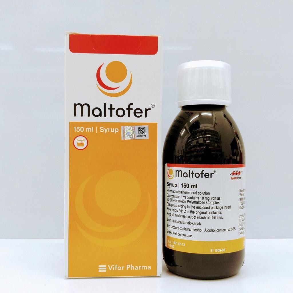 Maltofer Syrup 150ml For Iron Deficiency Exp22 Shopee Singapore