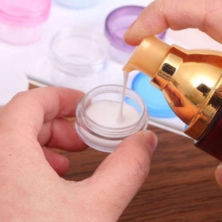 Clear Plastic Cosmetic Sample Container 5G Portable Cosmetic Empty Jar I8Q3