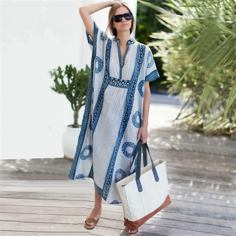 bohemian robe dress