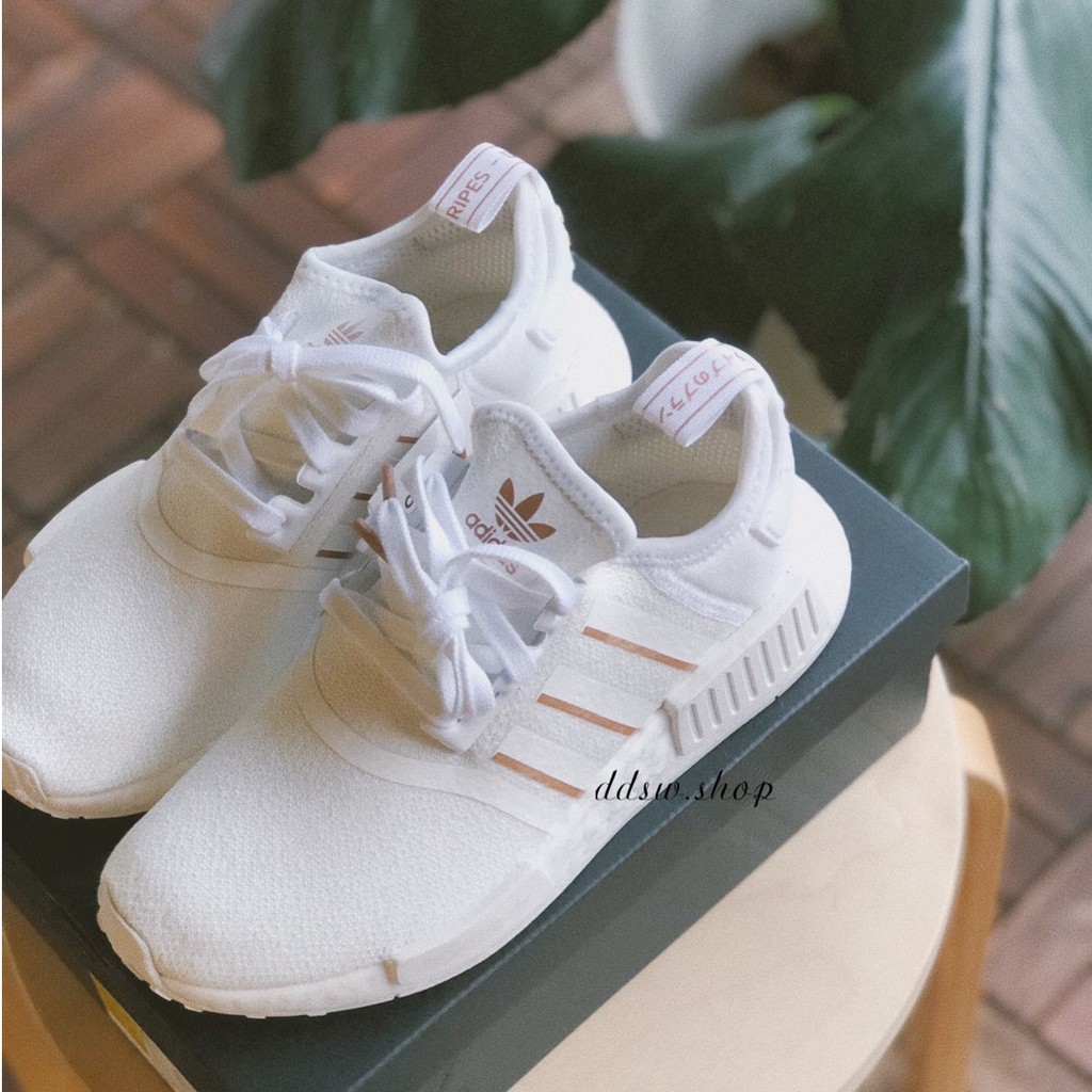 adidas nmd white with rose gold