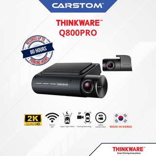 Thinkware Q800 Pro 2-CH 2k QHD Front/Back 1080p FHD Car Dashcam with 32GB SD, Parking Mode, WiFi, GPS, Night Vision