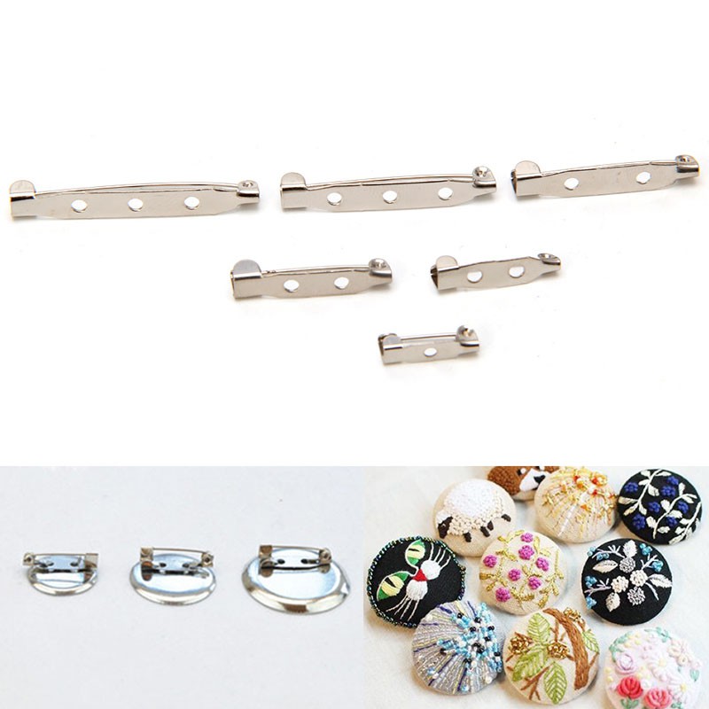Image of  50PCS Brooch Clip Base Pins Accessories Jewelry Decorative Ally 15 To 40mm #7