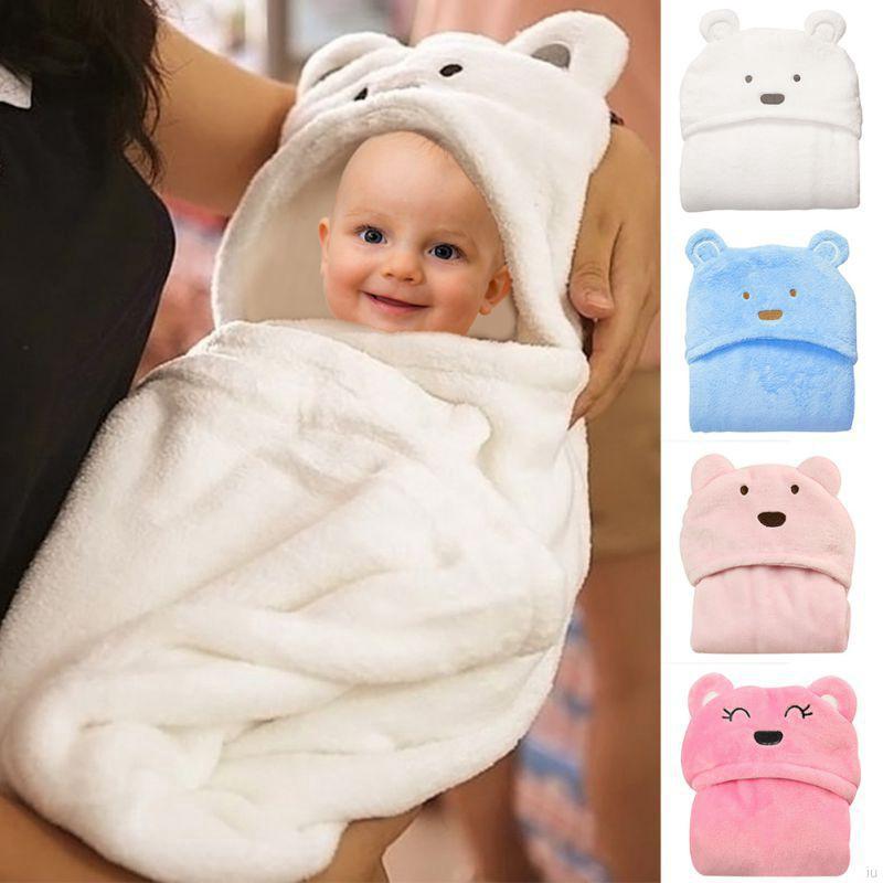 IU Cotton Hooded Bath Supplies Baby Blanket Towels Animal #0