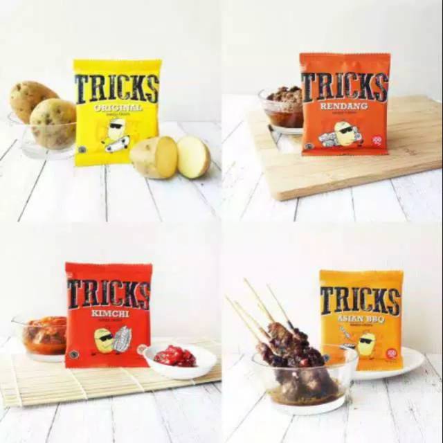 Tricks Taste Original Bbq Kimchi And Rendang Flavor Tricks Rasa