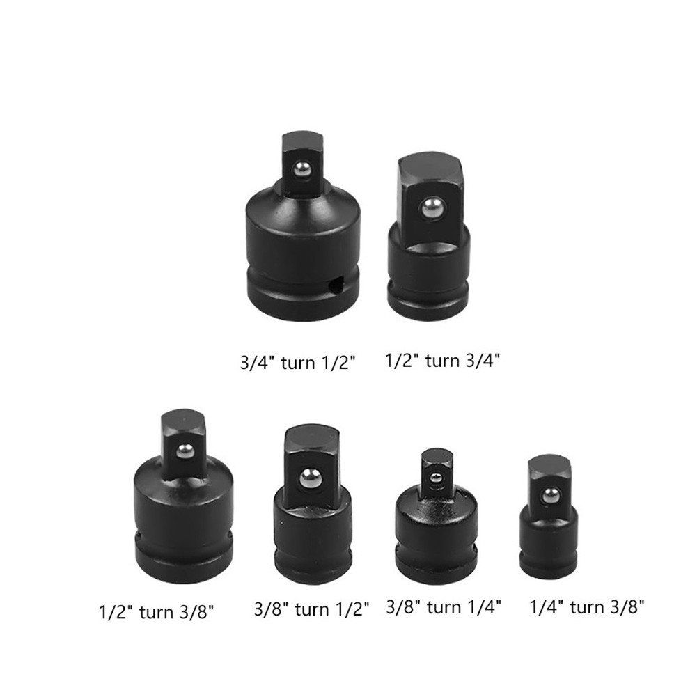 Socket Adapter 1 2 To 3 4 3 4 To 1 2 Black Air Impact Wrench Converter Socket Joints Ratchet Drive Adapter Shopee Singapore
