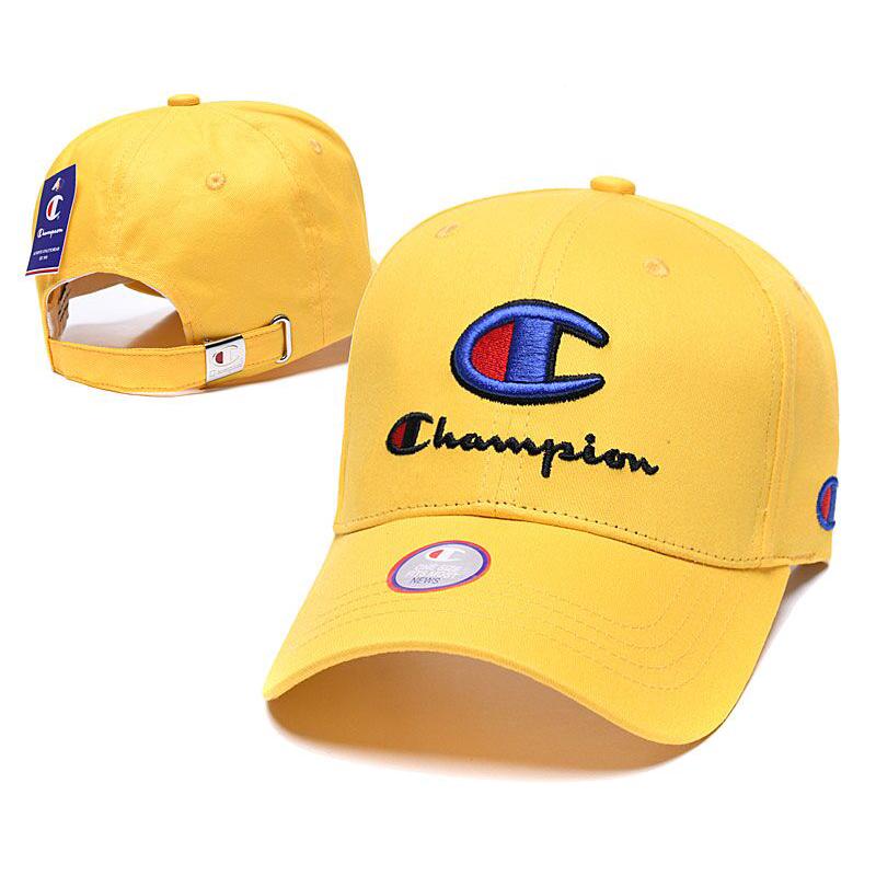 champion yellow hat
