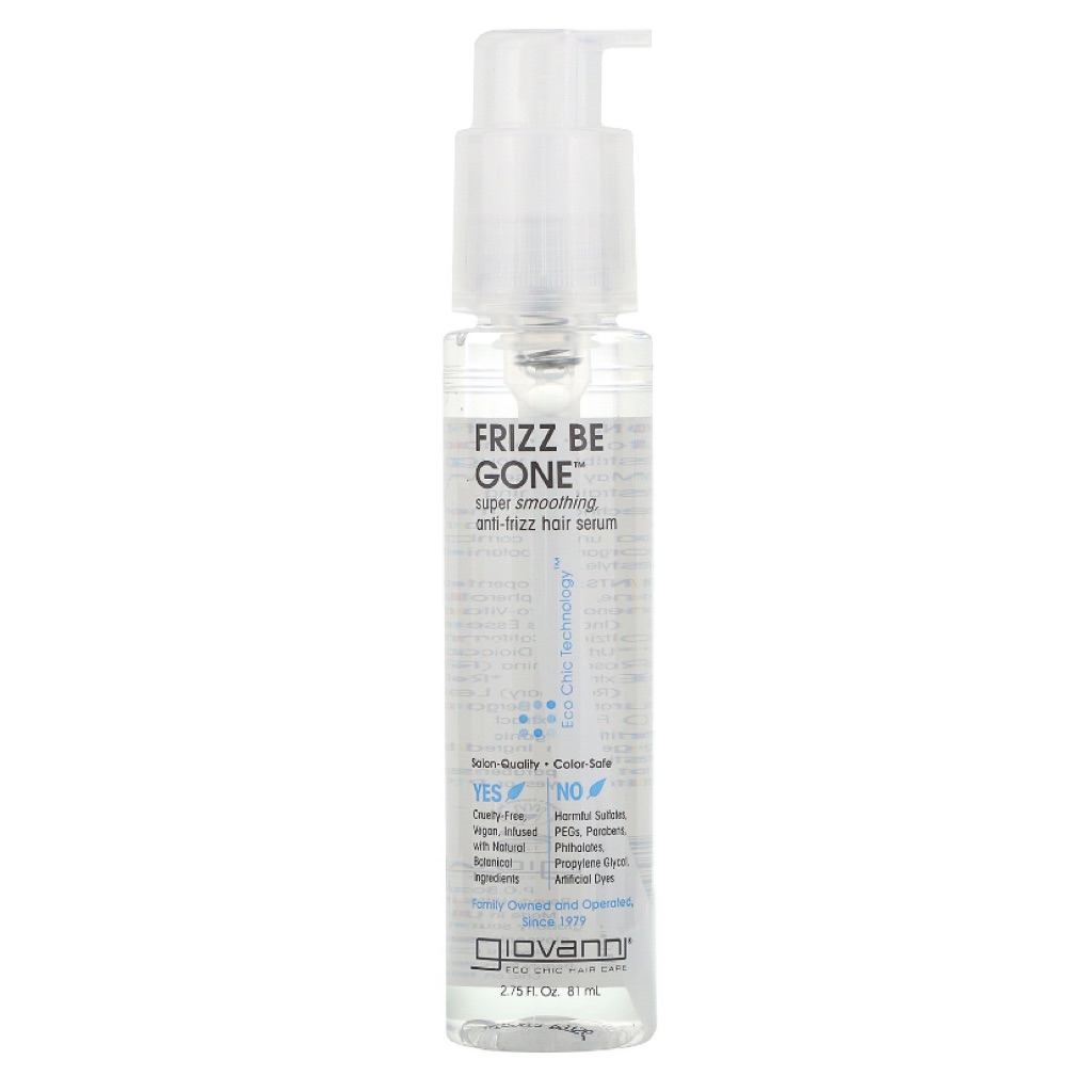 Giovanni [Best Selling] Frizz Be Gone Super Smoothing Anti-Frizz Hair Serum  (81ml) | Shopee Singapore