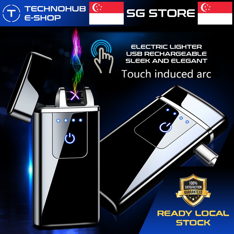 RECHARGEABLE ELECTRIC USB LIGHTER WINDPROOF BEST PREMIUM DESIGN STURDY