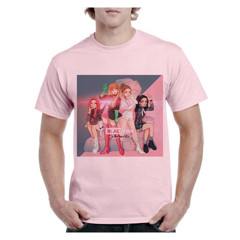 Download BLACKPINK Short Sleeve Tee Shirt pakaian 2019 Spring ...