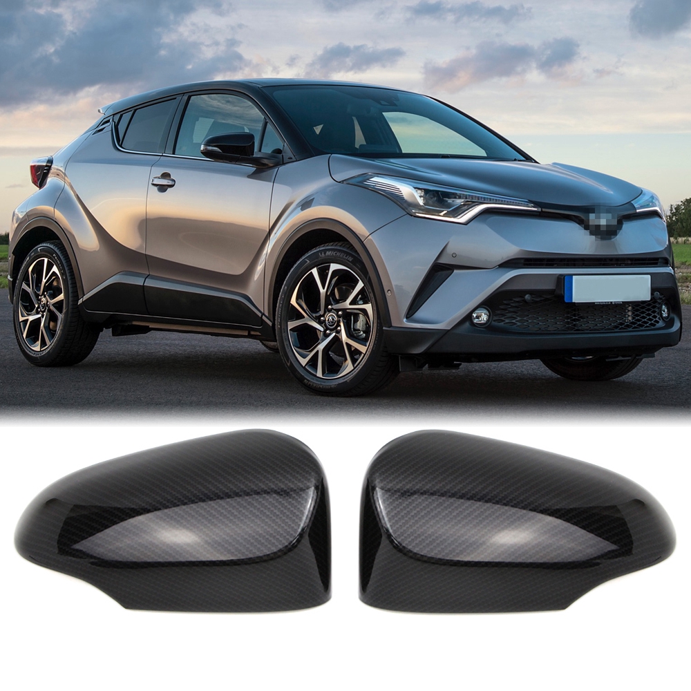 For 2018-2021 CHR C-HR Toyota Carbon Fiber Inner Car Door Handle Bowl Cover Trim