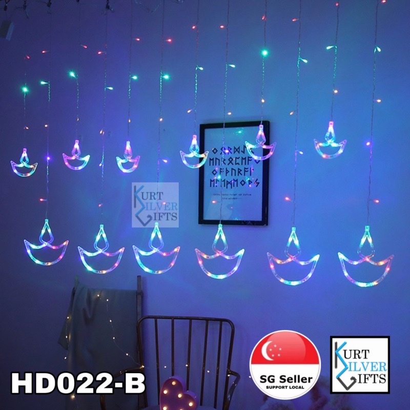 SG READY STOCK Fairy light indian deepam design high quality multicolor