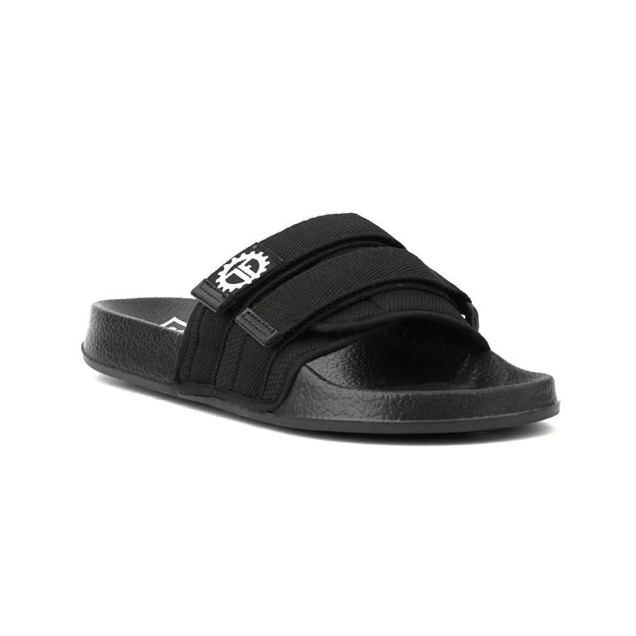 mens black slides