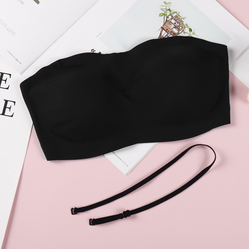 Invisible Sexy Women Push Up Wireless Strapless Bra For
