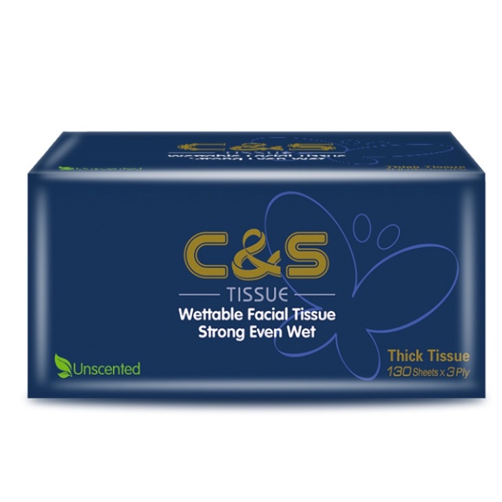 C&S Premium Soft Travel Pack Facial Tissue 3 Ply 130 Sheets (TR00118X1P) Shopee Singapore