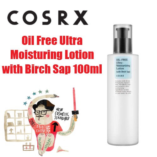 cosrx oil free ultra moisturizing lotion shopee