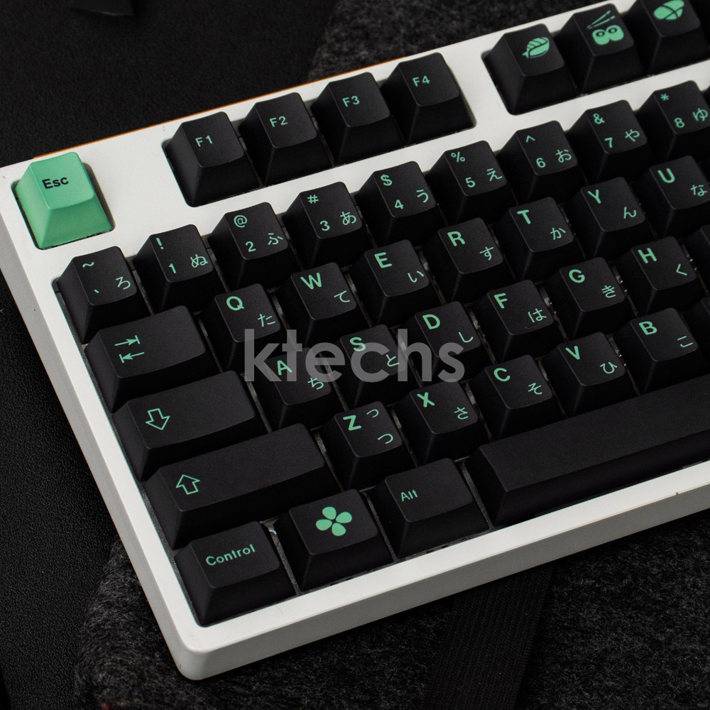 [SG Seller/Stocks] PBT Wasabi 136 Cherry Profile Keycaps for Custom Mechanical Keyboards
