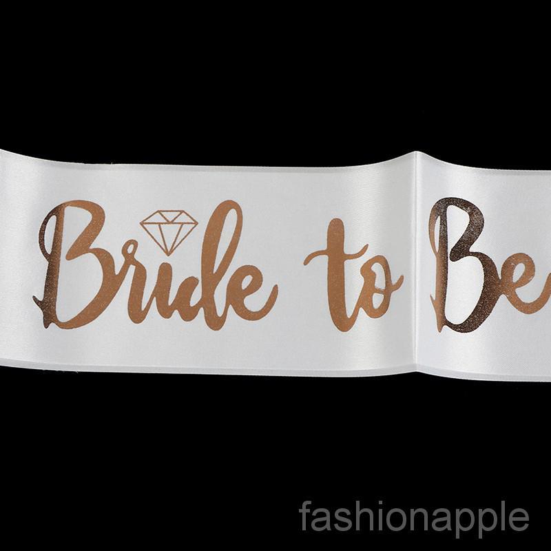 Satin Bride To Be Diy Bridal Sash Wedding Belt Bachelor