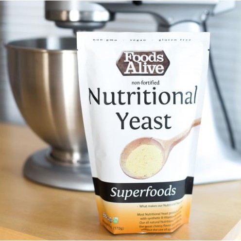 Natural Nutritional Yeast 170g Superfood Non-GMO Non-Fortified NO Added ...