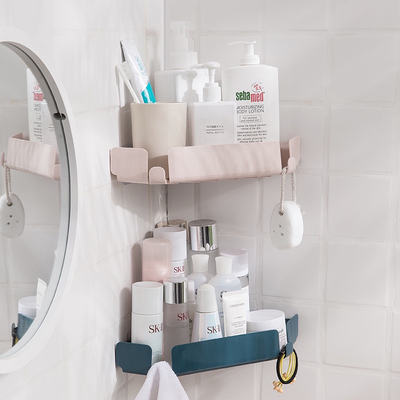 Bathroom WallMounted Triangle Storage Rack Kitchen Corner Storage Rack