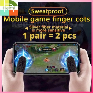 【Hot】Anti-sweat Finger Cots Professional Mobile Games Game Gloves Walking Artifacts Competitive Mobi t95a