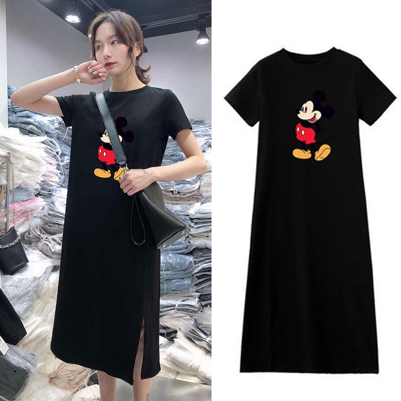 mid length tee shirt dresses