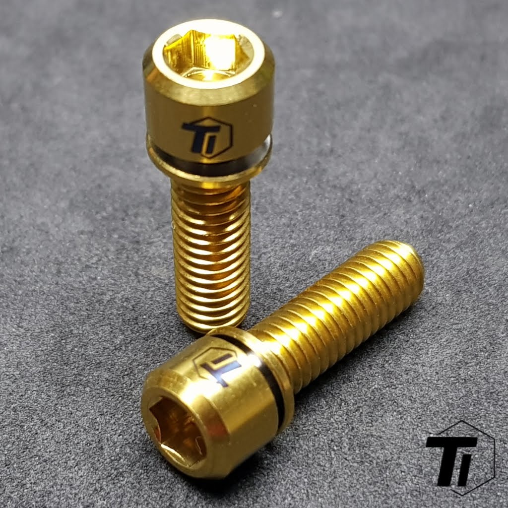 Ti-Parts Titanium M6 crank bolt for Shimano Crank Arm Crankset 