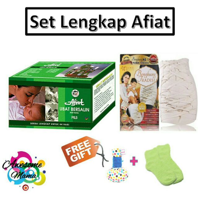 Berpantang Bersalin Afiat Bengkung Jelita Medicine Set Shopee Singapore