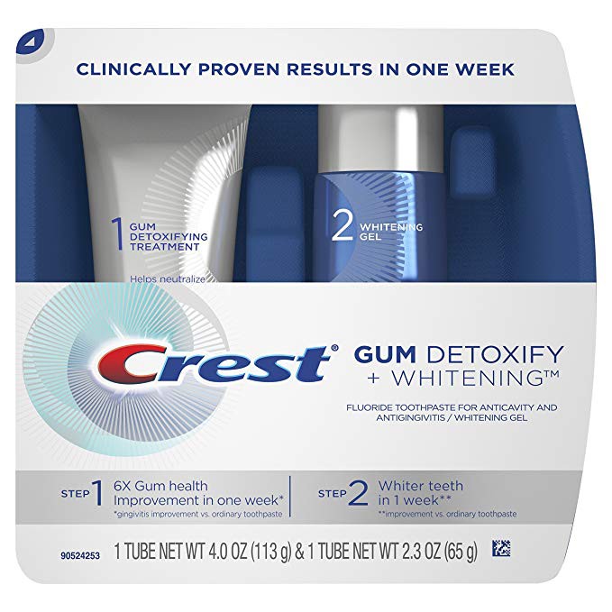 Crest Gum Detoxify Plus Whitening 2 Step Toothpaste Shopee Singapore