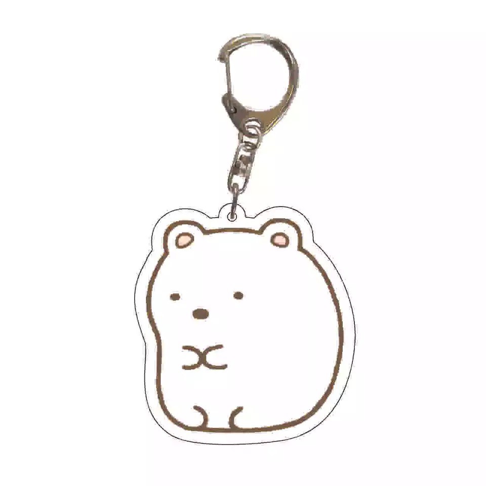 Anime Sumikko Gurashi Keychain Cute Animal Sumikko Gurashi Double Sided ...