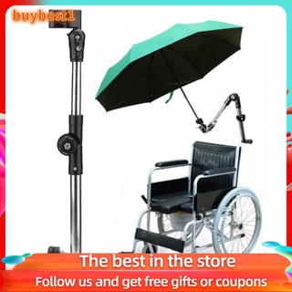Buybest Adjustable Wheelchair Stroller Bicycle Umbrella Attachment Handle Bar Holder