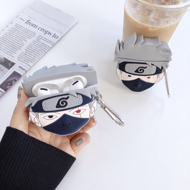 Naruto Hatake Kakashi AirPods case Cartoon Cute Wireless Earphone Case