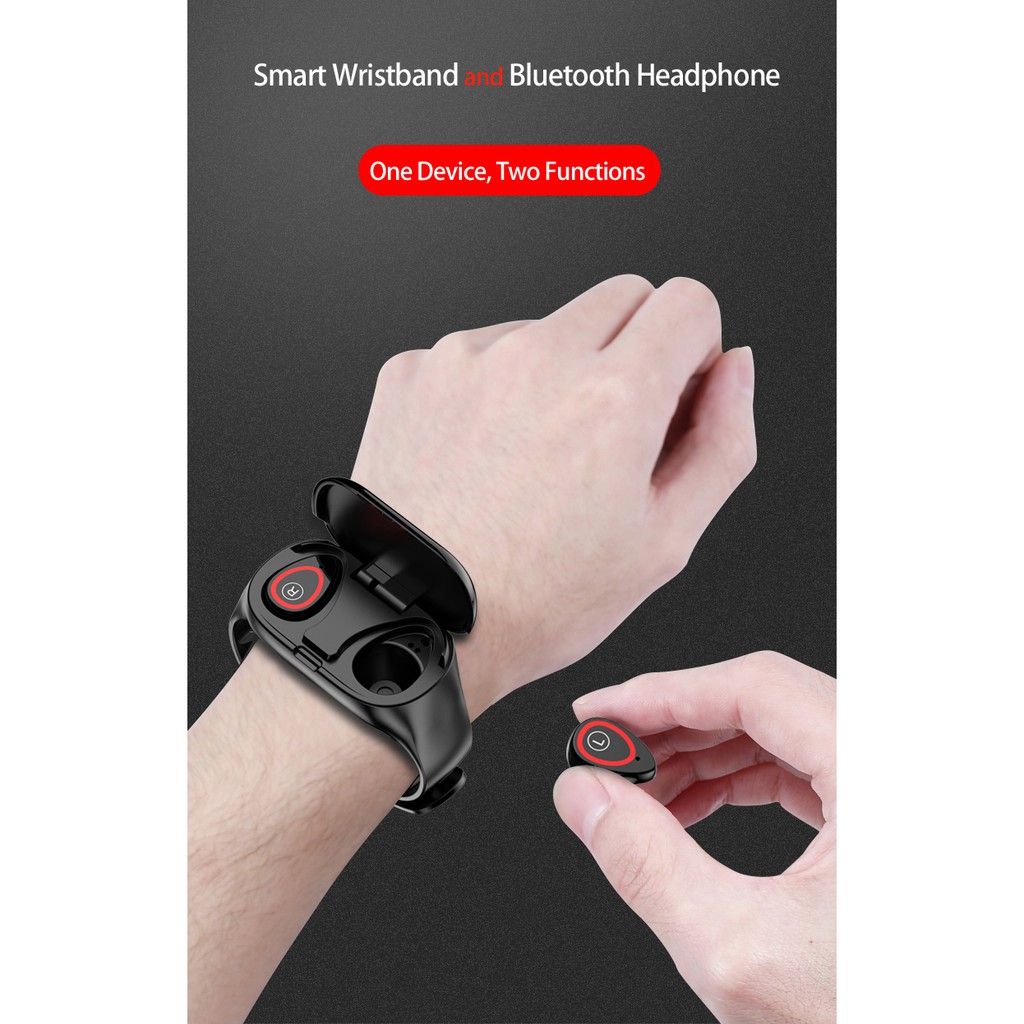 lemfo m1 smart bracelet bt earphone