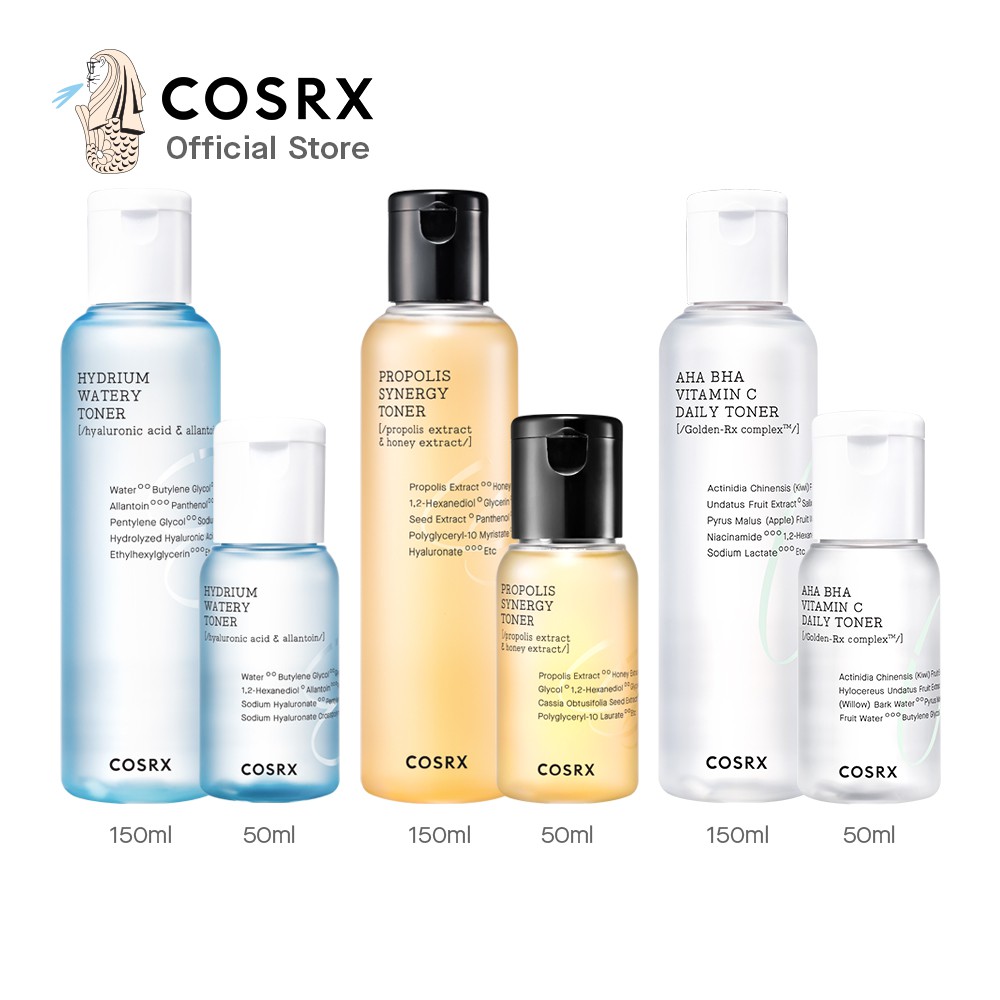 COSRX Full Fit Propolis Toner 150ml,50ml / Hydrium Watery Toenr 150ml ...