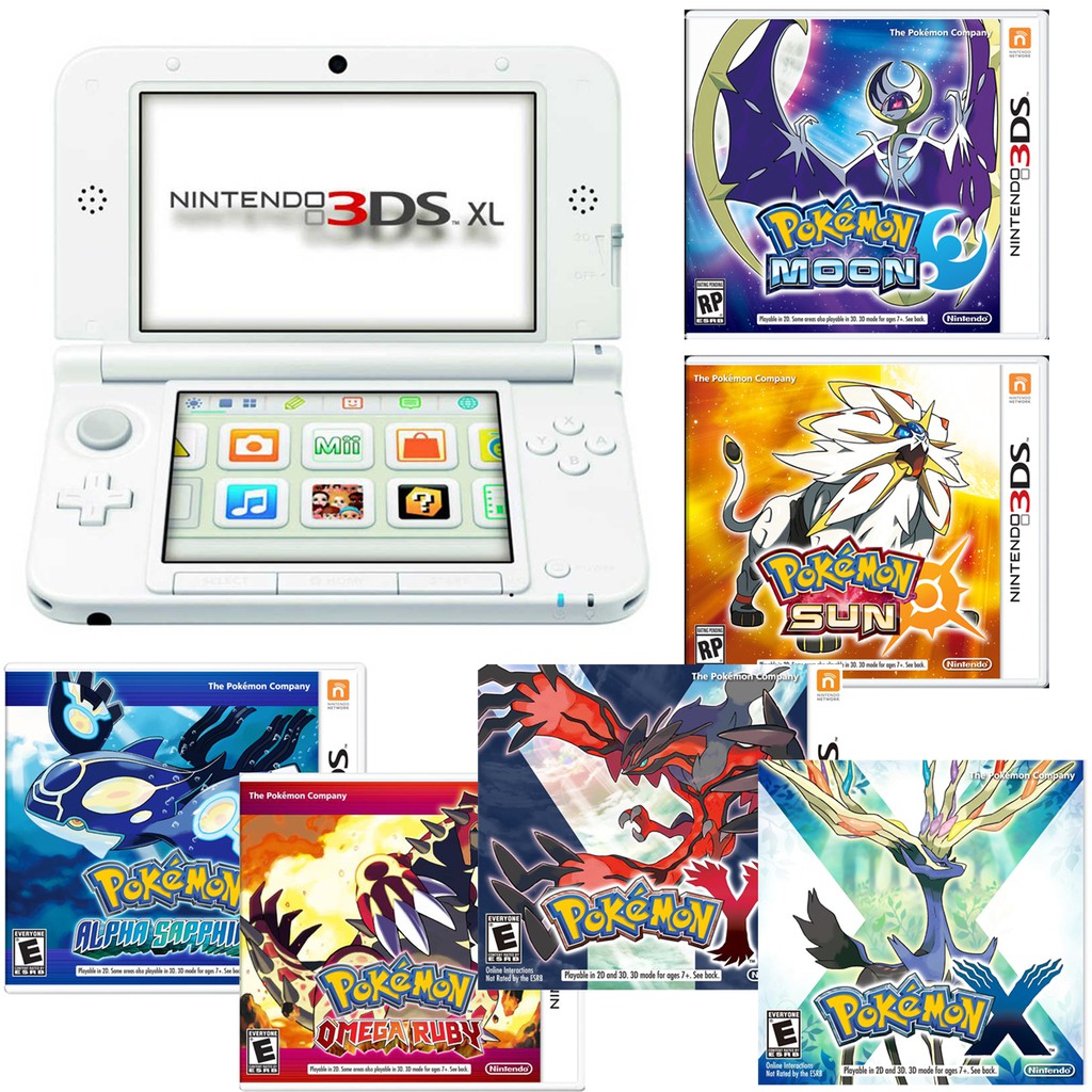 pokemon games for the 3ds xl