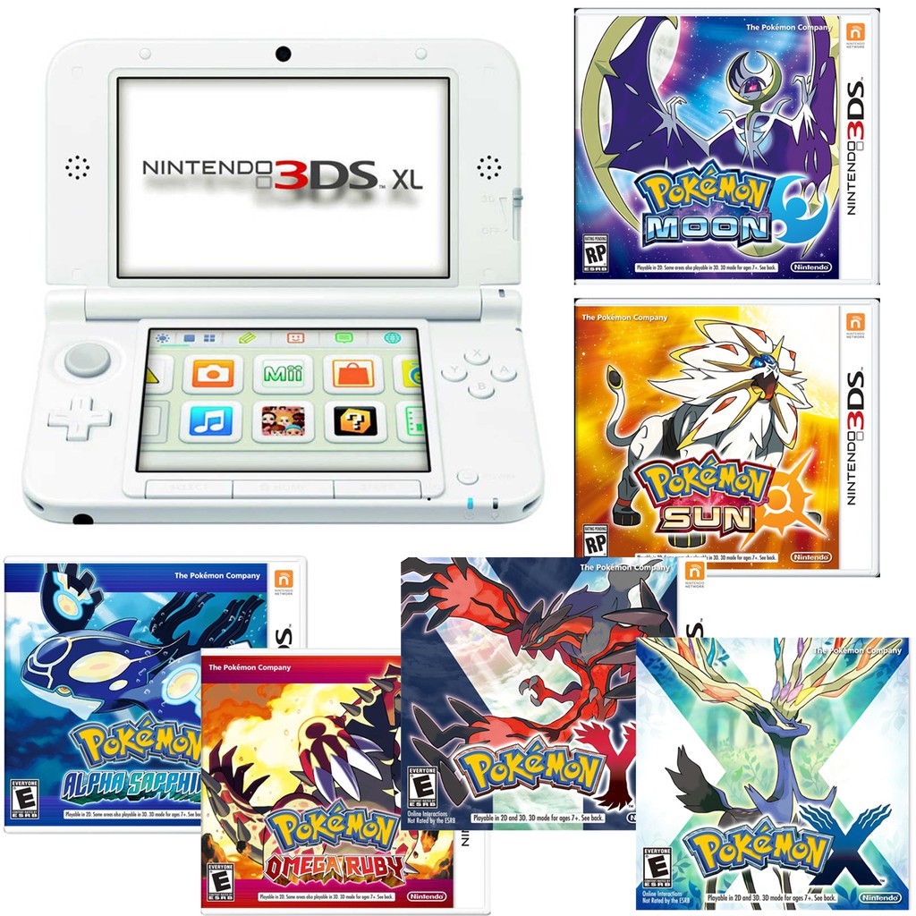 nintendo ds xl pokemon games