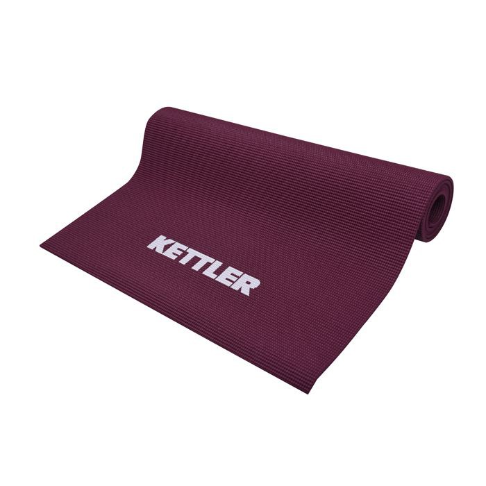 Kettler Kal 104000 Yoga Mat 8 Mm With Mesh Bag Maroon Shopee