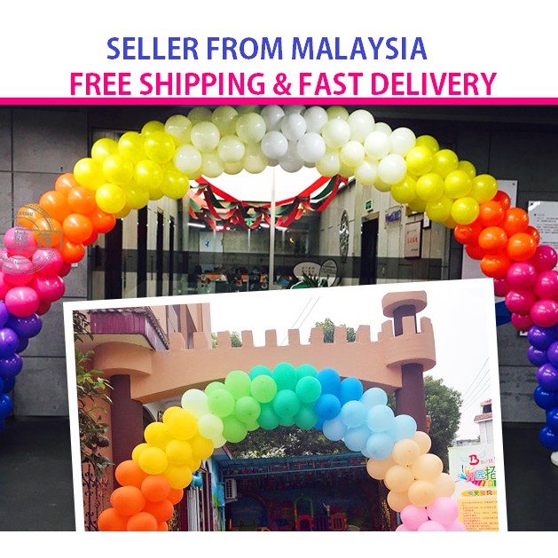 BALLOON ARCH FULL SET GERBANG BELON DIY PARTY DECORATION BALLOON ARCH FULL SET GERBANG BELON DIY PARTY DECORATION