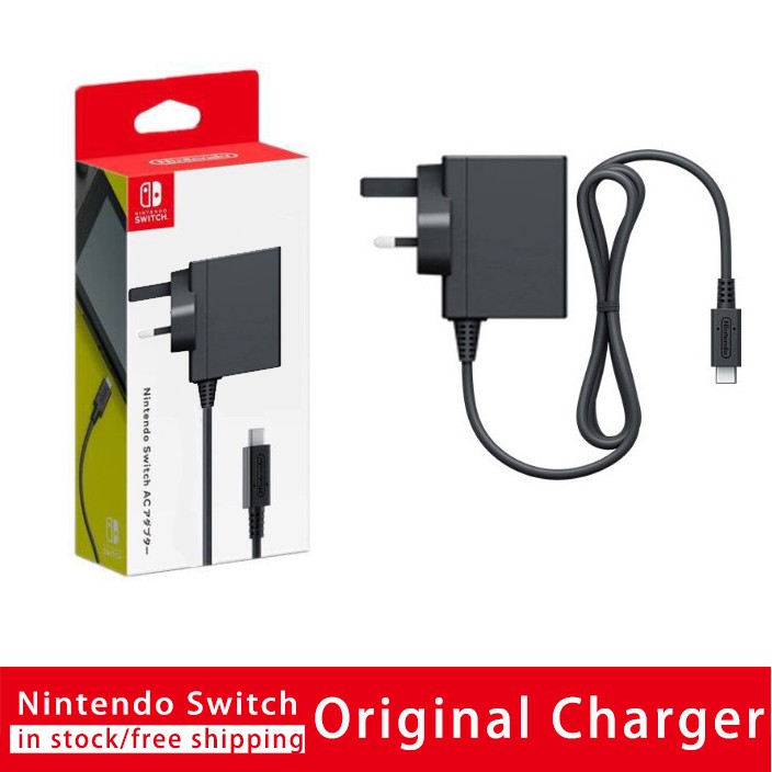 Nintendo Switch Original Ac Adapter 3 Pin Right Boxed Pack Shopee Singapore