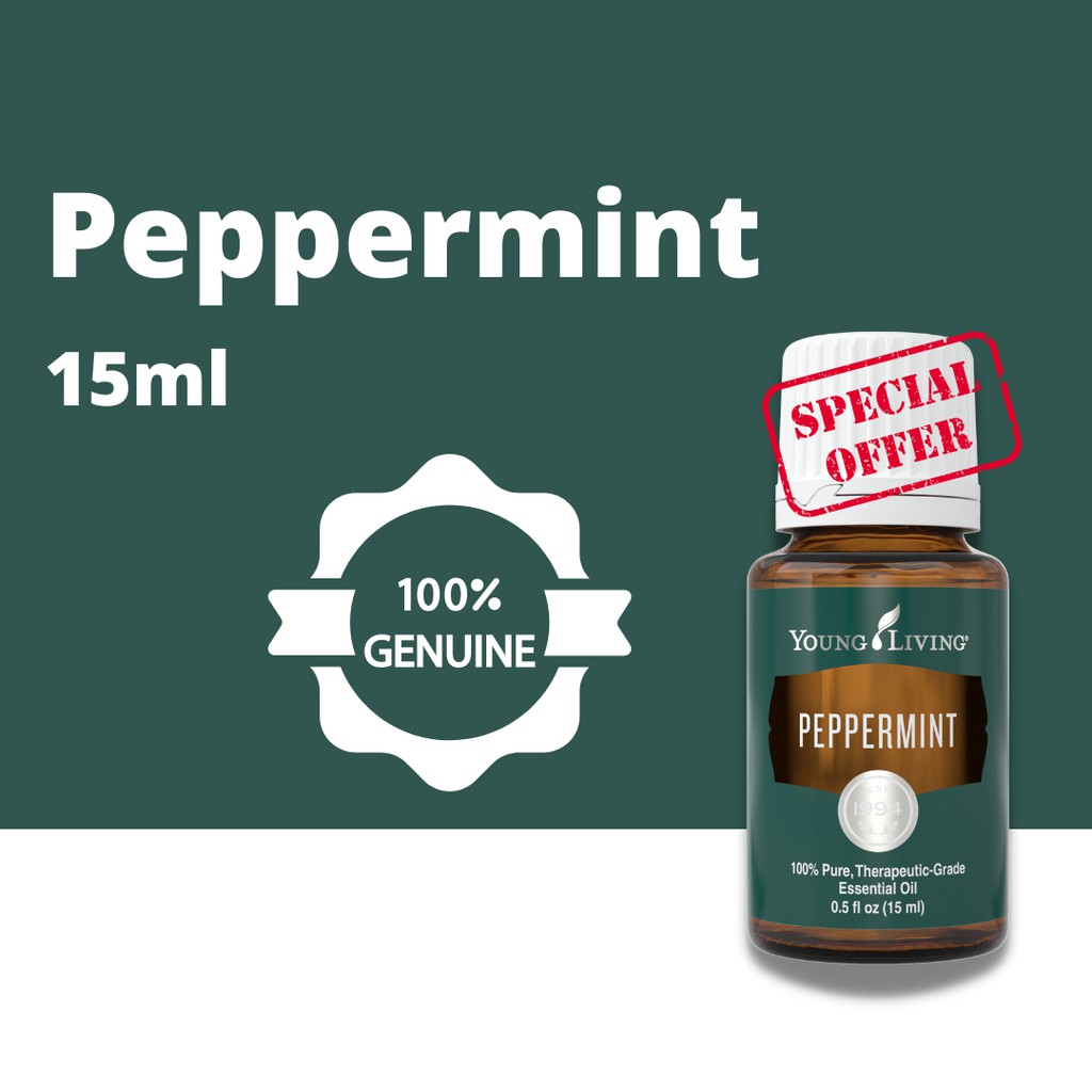 Young Living Peppermint Essential Oil 15ml Shopee Singapore