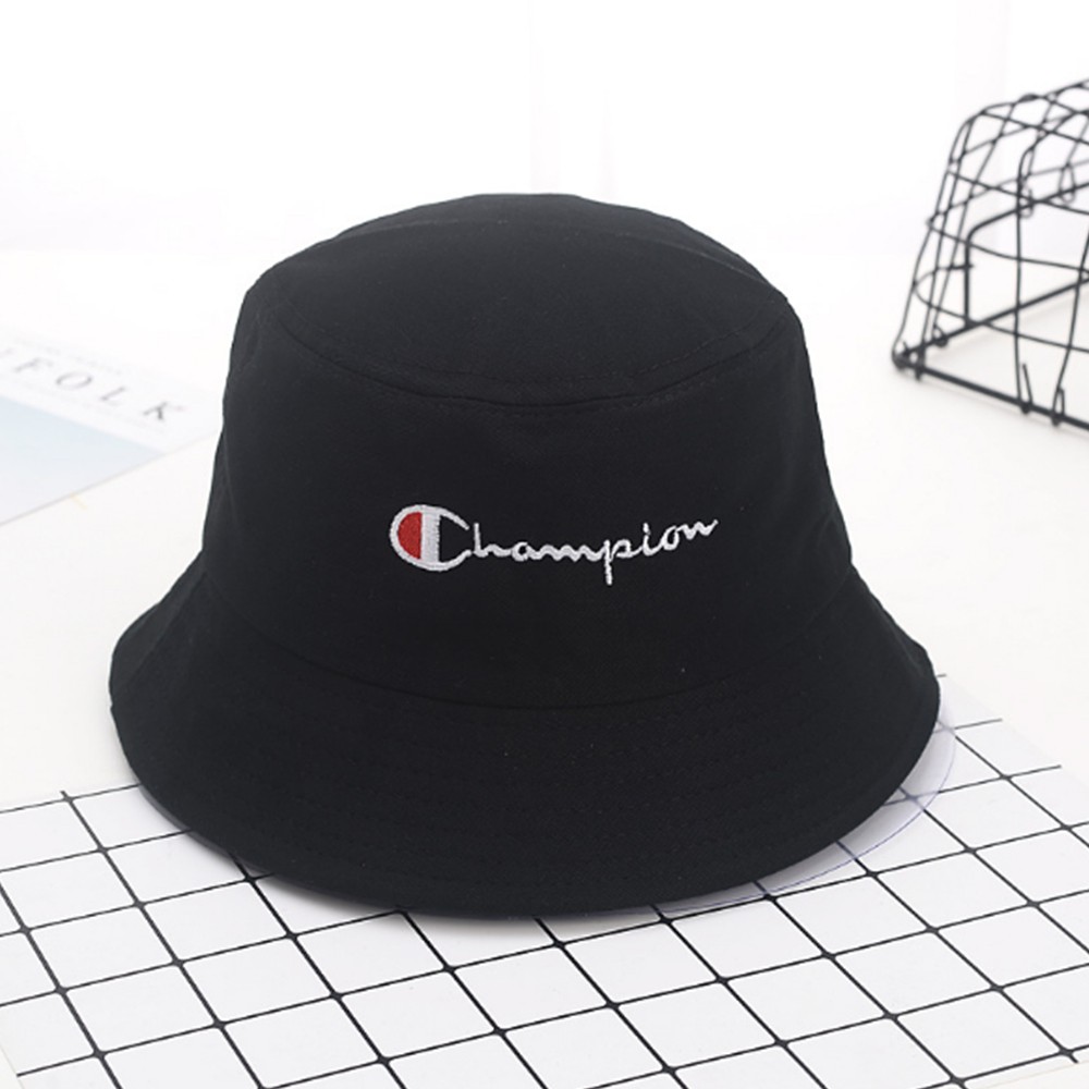 champion bucket hat with string