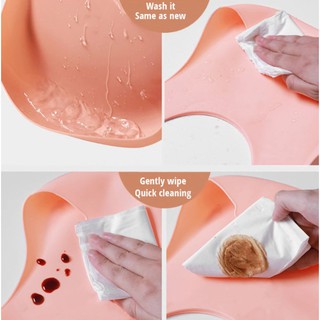 Silicone Baby Bib Adjustable Fit Waterproof For Kids Newborn Babies Feeding Tableware Bandana #7