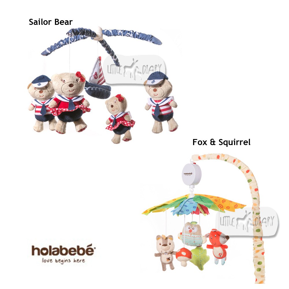 Holabebe Baby Bed Clip On Hanging Toys Musical Mobile Shopee