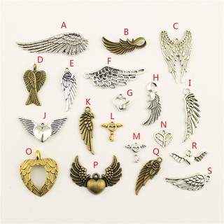 Angel Wings Charms For Jewelry Making Accessories Diy Craft