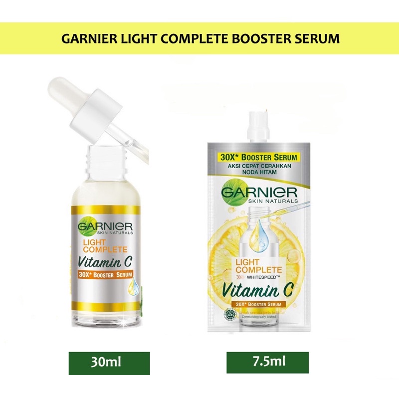 Vitamin C Garnier Serum For Matte Whitening Skin Cream In Packs Of 7 5ml For Those Who Want To Try Shopee Singapore