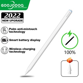 Goojodoq 13th stylus for ipad pencil 2 Stylus Pen for iPad Air 5 Air 4 Pro 11 12 9 2021 mini 6 for ipad pencil 1 wireless charging  palm rejection